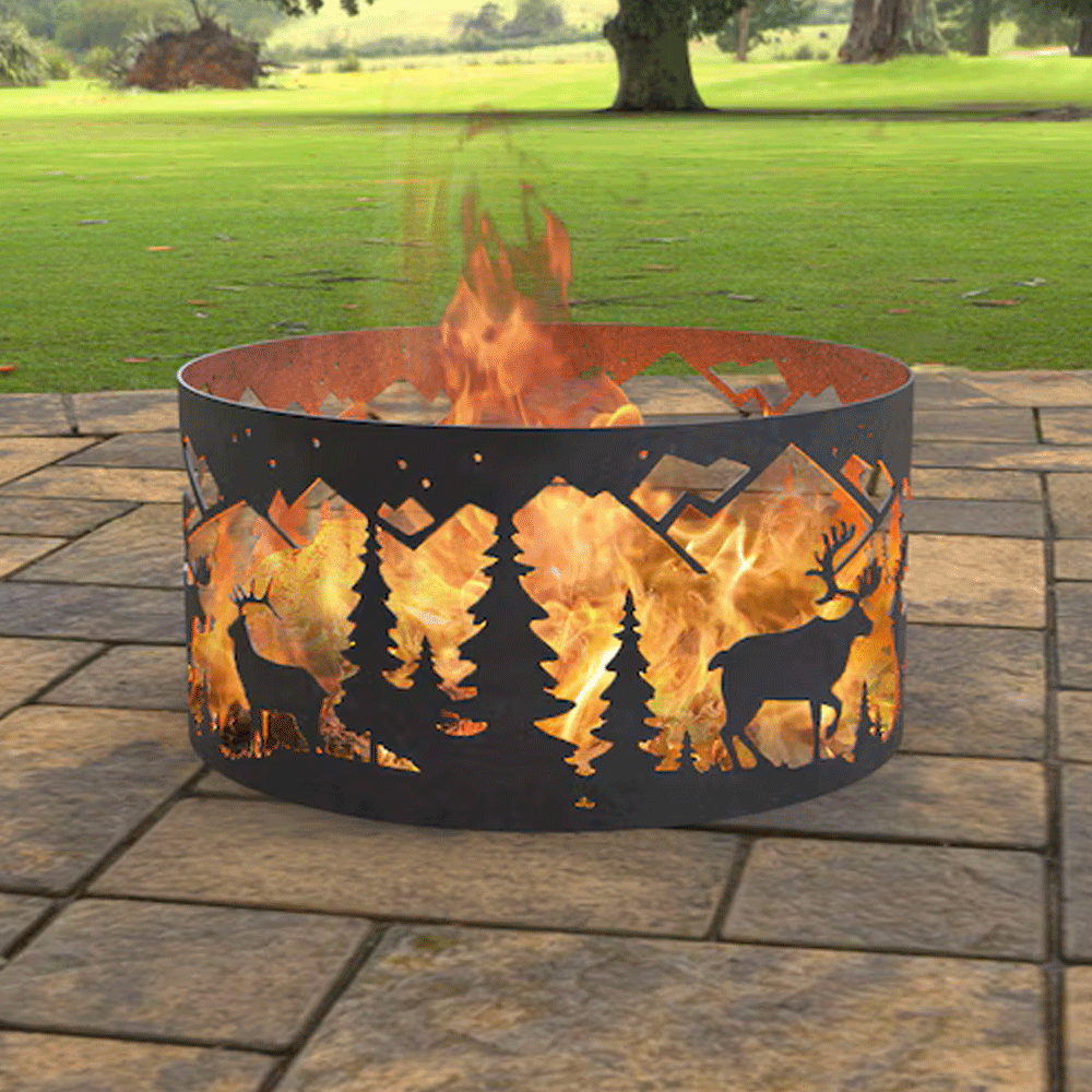 CHILZ Fire Pit Ring – Nature Scene – Model BP500