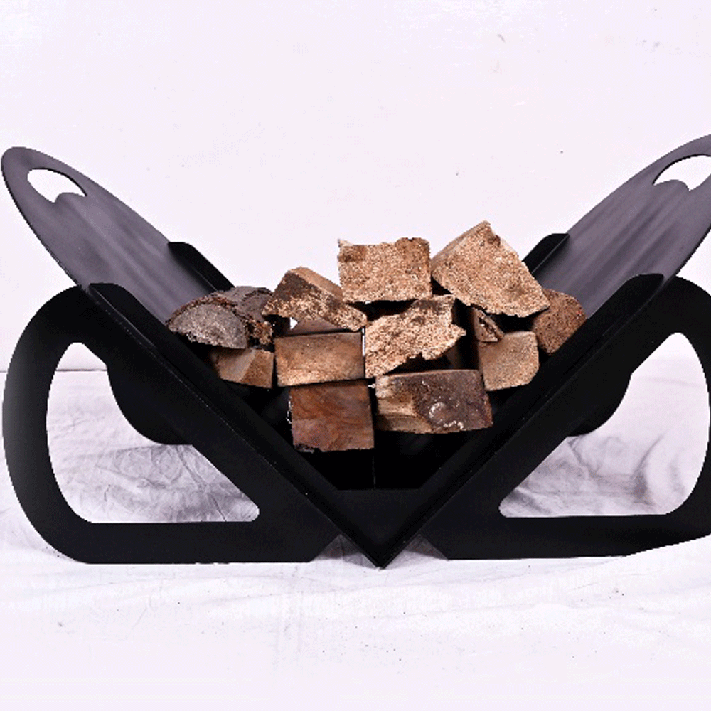 CHILZ BPA1 Heavy-Duty Firewood Holder – Modern Steel Log Rack - Image 2