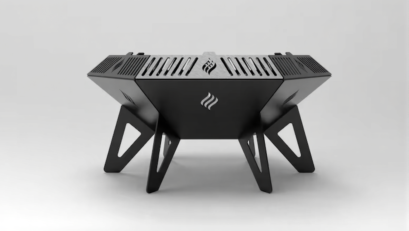 CHILZ Hexagon Fire Pit – Portable, Collapsible, Foldable – Model BP600 - Image 6