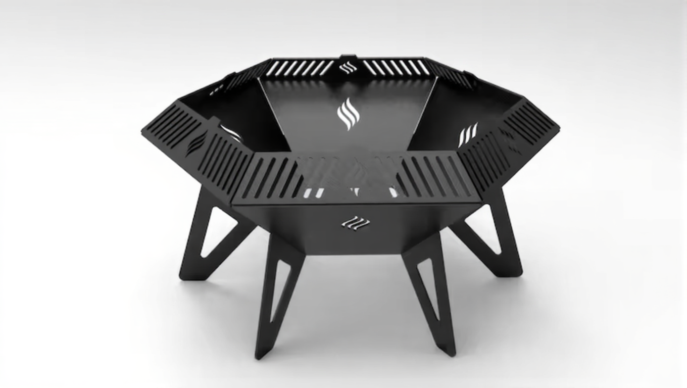 CHILZ Hexagon Fire Pit – Portable, Collapsible, Foldable – Model BP600 - Image 5