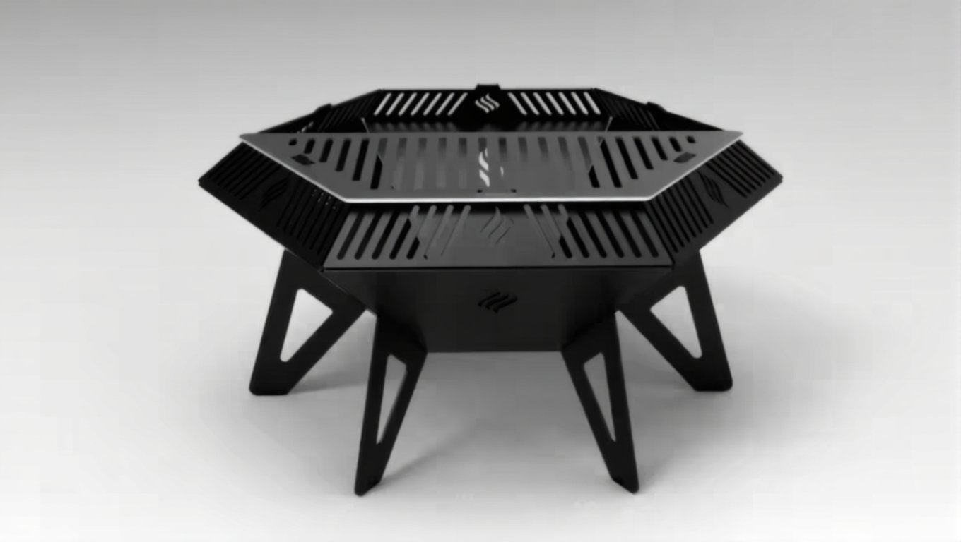 CHILZ Hexagon Fire Pit – Portable, Collapsible, Foldable – Model BP600 - Image 4