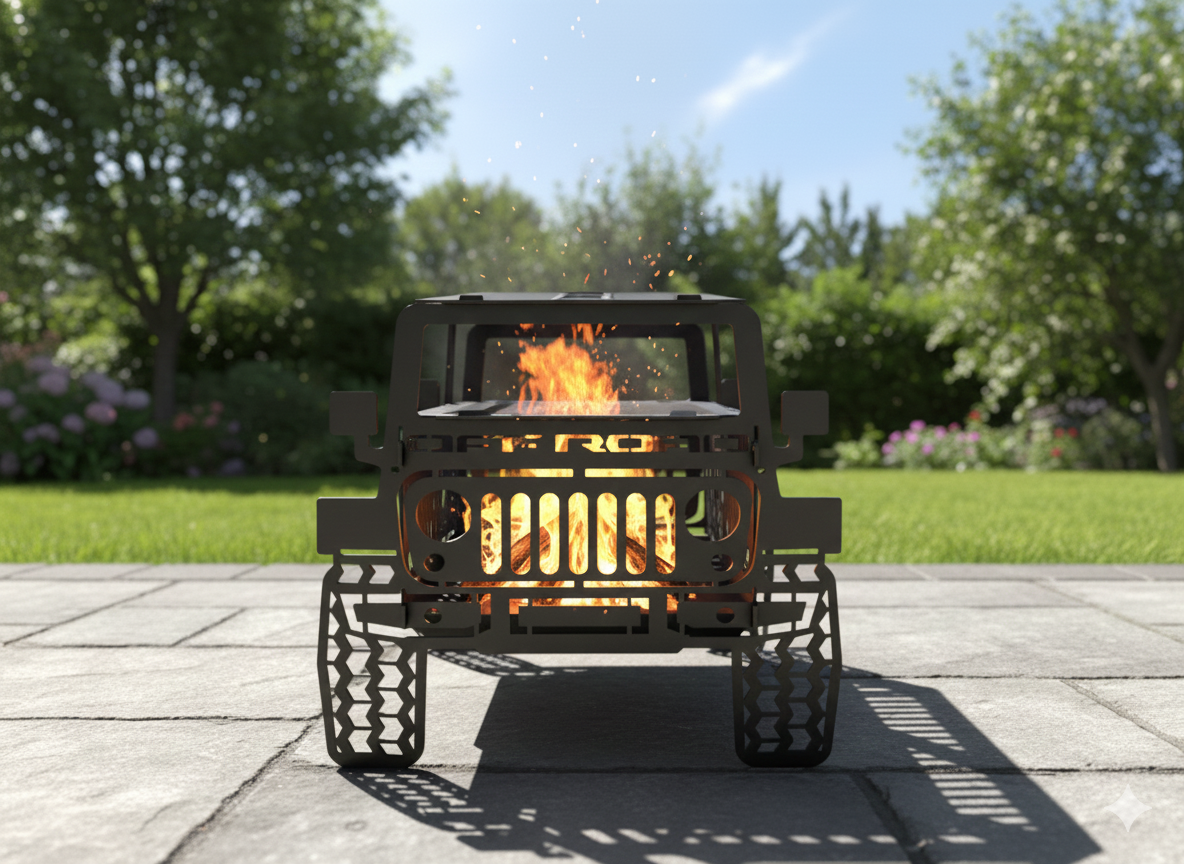 CHILZ Designer Car Shape Barbecue Grill BBQ80 - Image 7