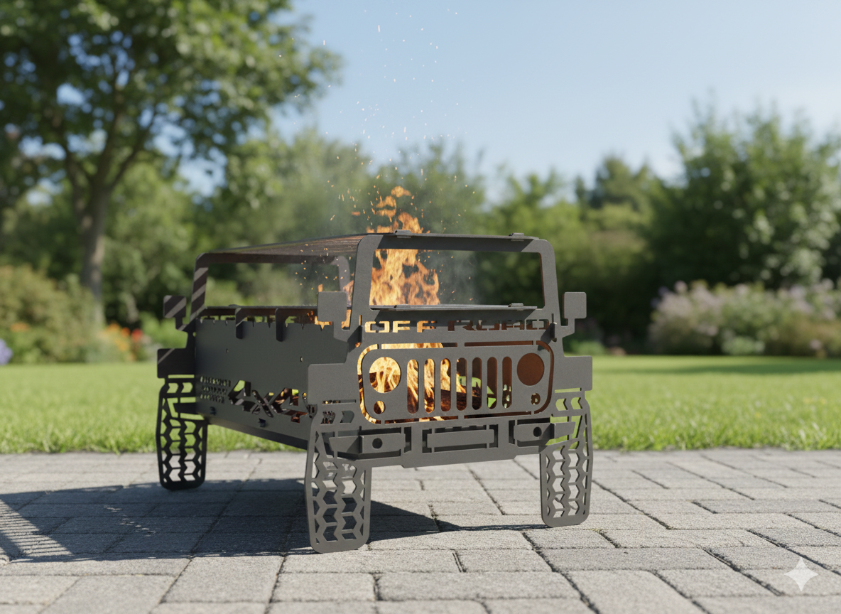 CHILZ Designer Car Shape Barbecue Grill BBQ80 - Image 8