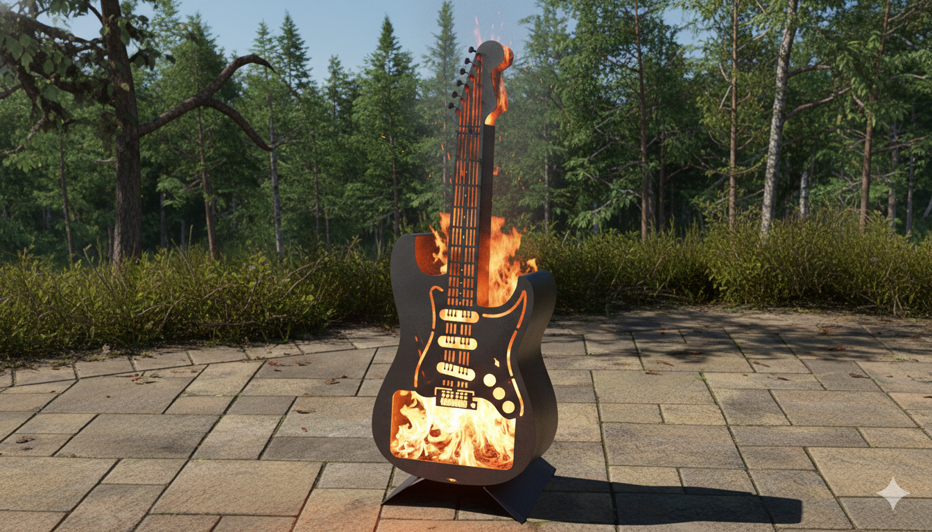 CHILZ Guitar Style Bonfire Pit BP2300