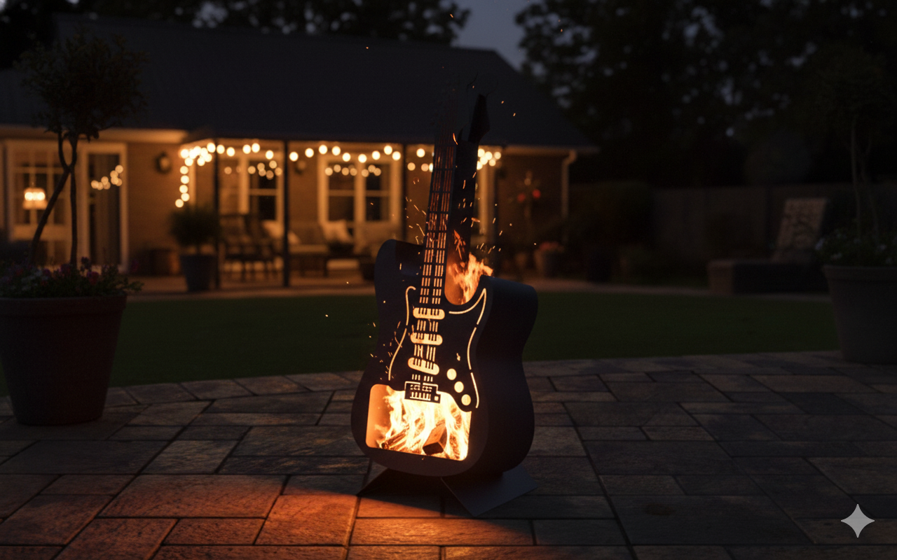 CHILZ Guitar Style Bonfire Pit BP2300 - Image 6