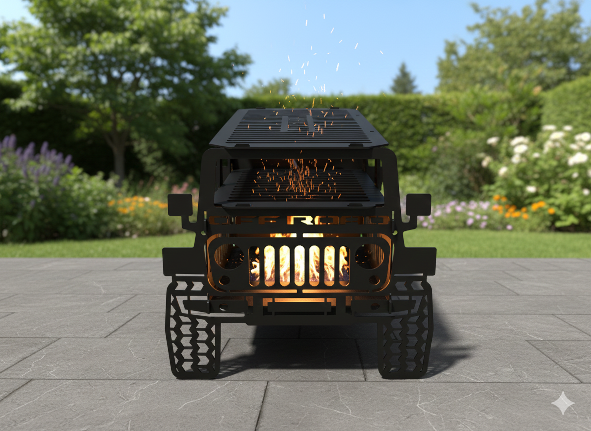 CHILZ Designer Car Shape Barbecue Grill BBQ80