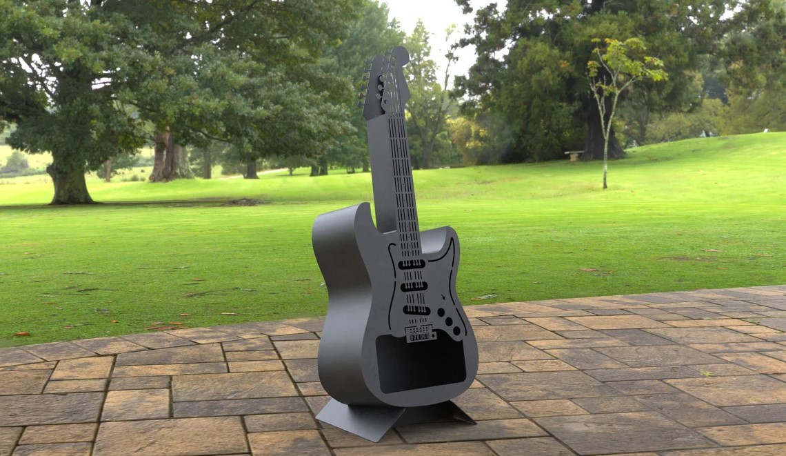CHILZ Guitar Style Bonfire Pit BP2300 - Image 2